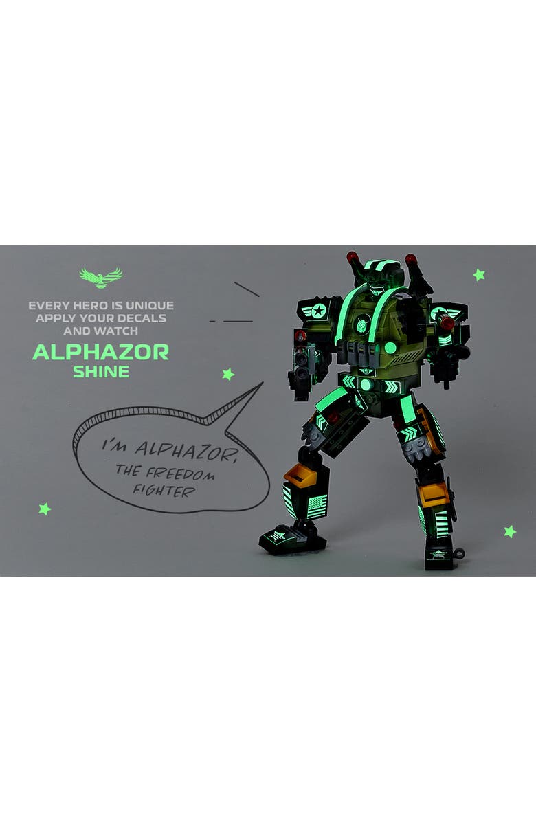 JitteryGit Robotryx Alphazor Army, Alternate, color, Green