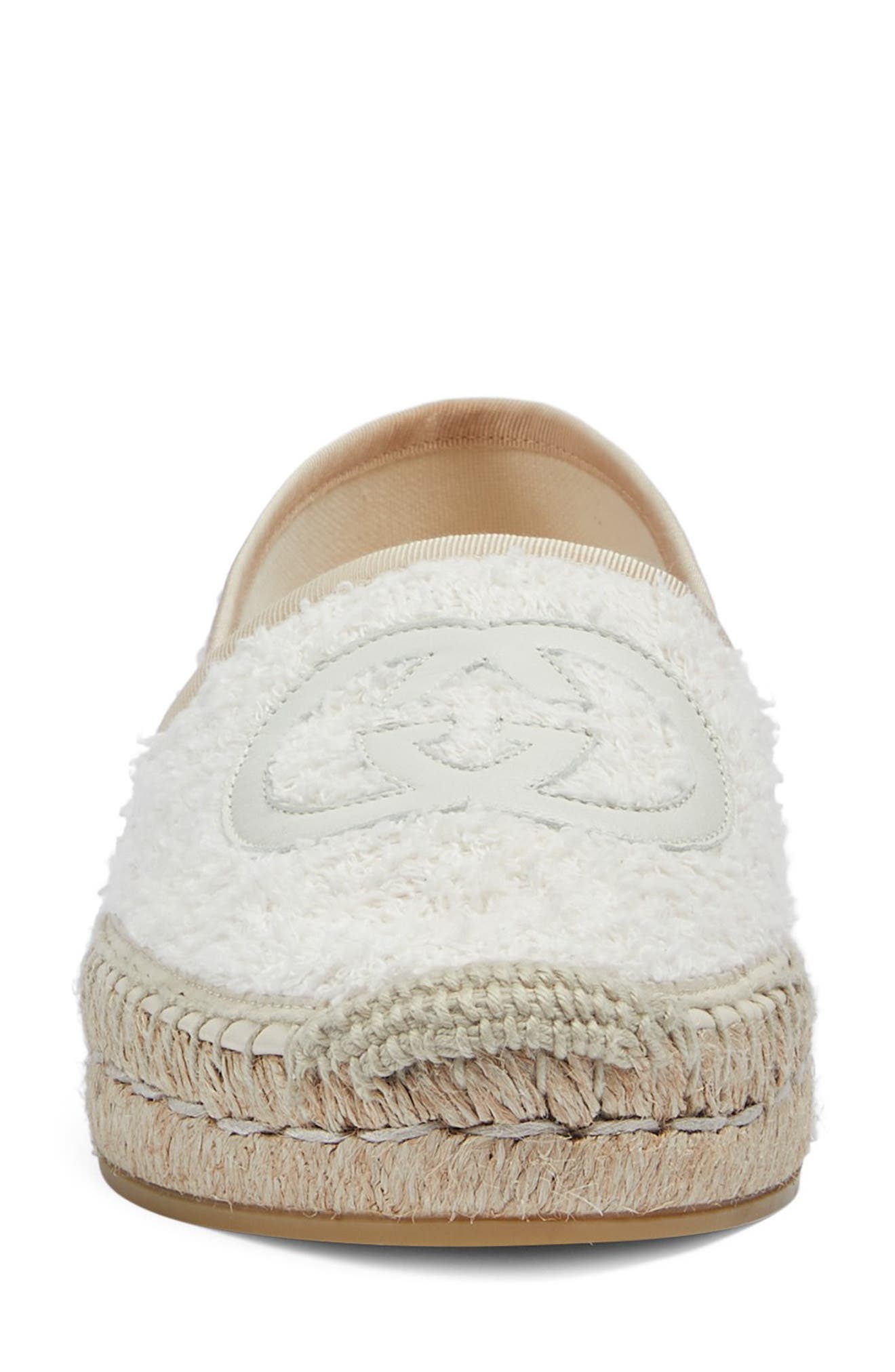Pilar Espadrille Flat, Alternate, color, IVORY