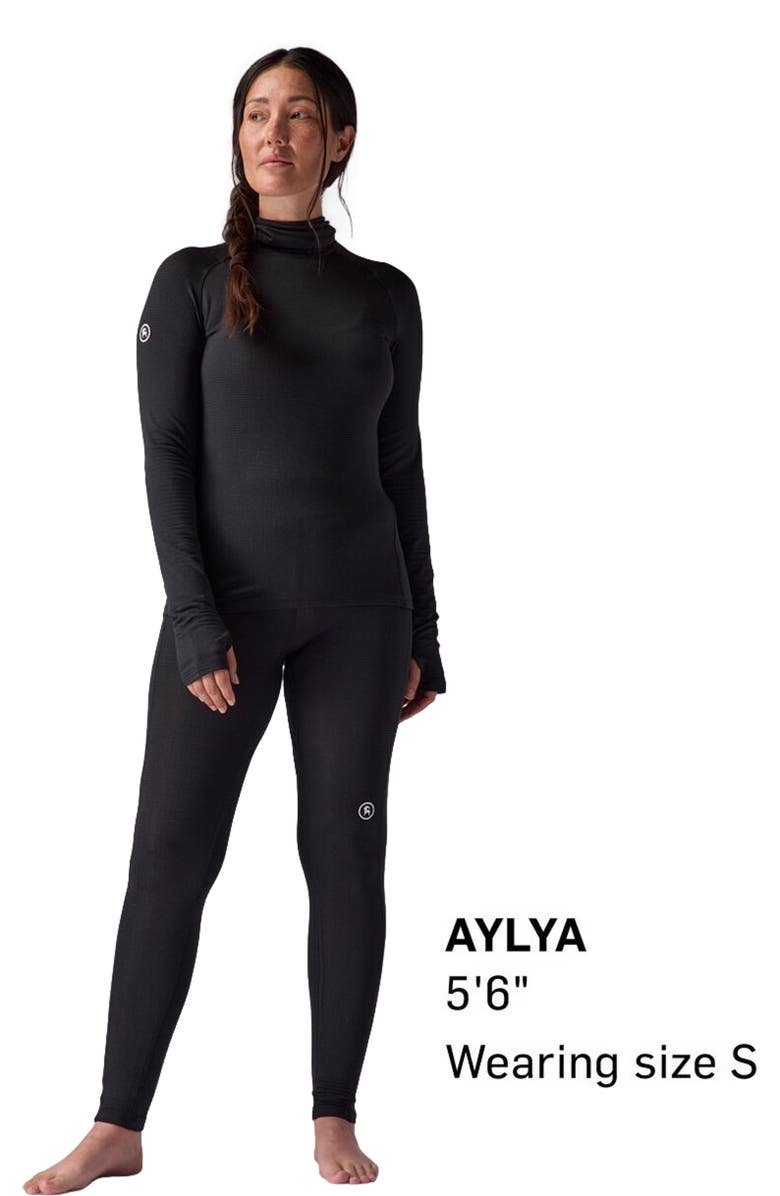 Backcountry Pines Microgrid Ultra-Lt Baselayer Bottom - Women's, Alternate, color, Black