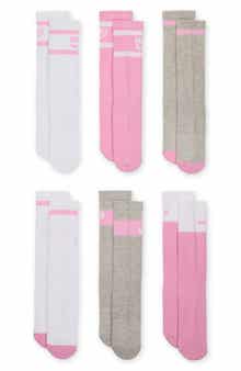 Nike Kids' Pack of 6 Everyday Cushioned Crew Socks