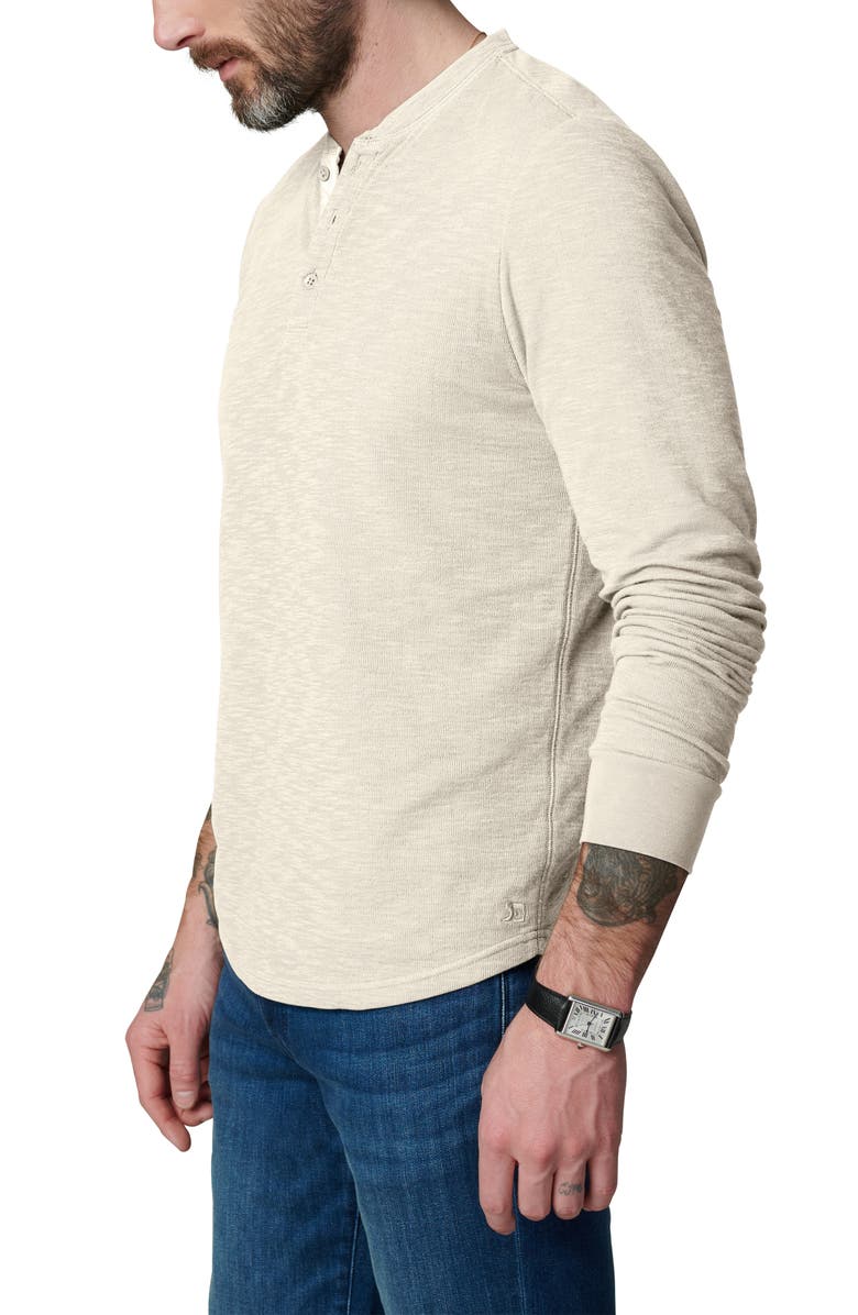 Joe's Double Face Thermal Henley Shirt, Alternate, color, Chalk