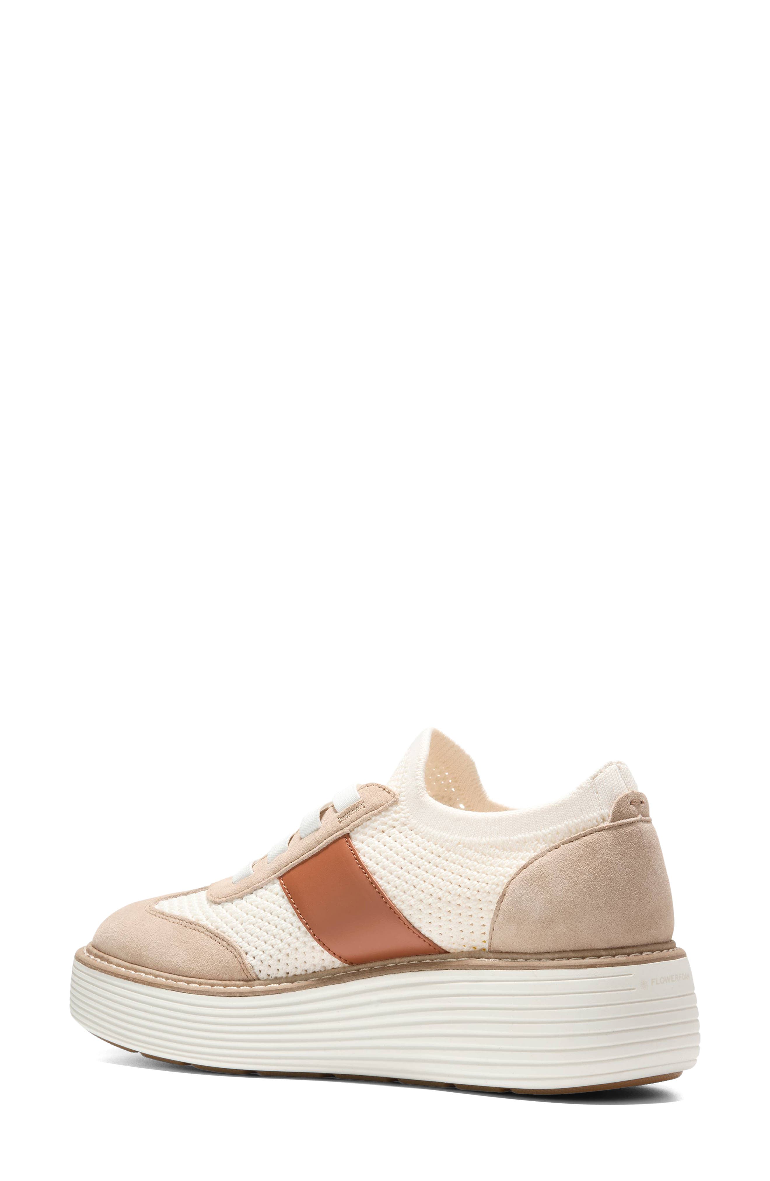 Cole Haan ØriginalGrand Max Stitchlite<sup>™</sup> Platform Sneaker, Alternate, color, Tuscan Sand / Auburn