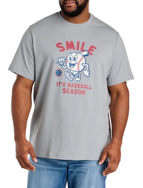 Big & Tall Baseball Season Graphic Tee