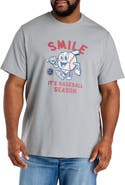 LIFE IS GOOD Big & Tall Baseball Season Graphic Tee