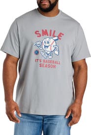LIFE IS GOOD Big & Tall Baseball Season Graphic Tee
