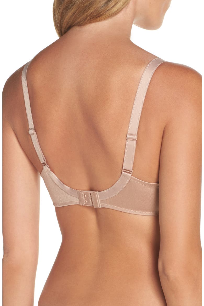 Hedona Underwire Minimizer Contour Bra, Alternate, color, SKIN