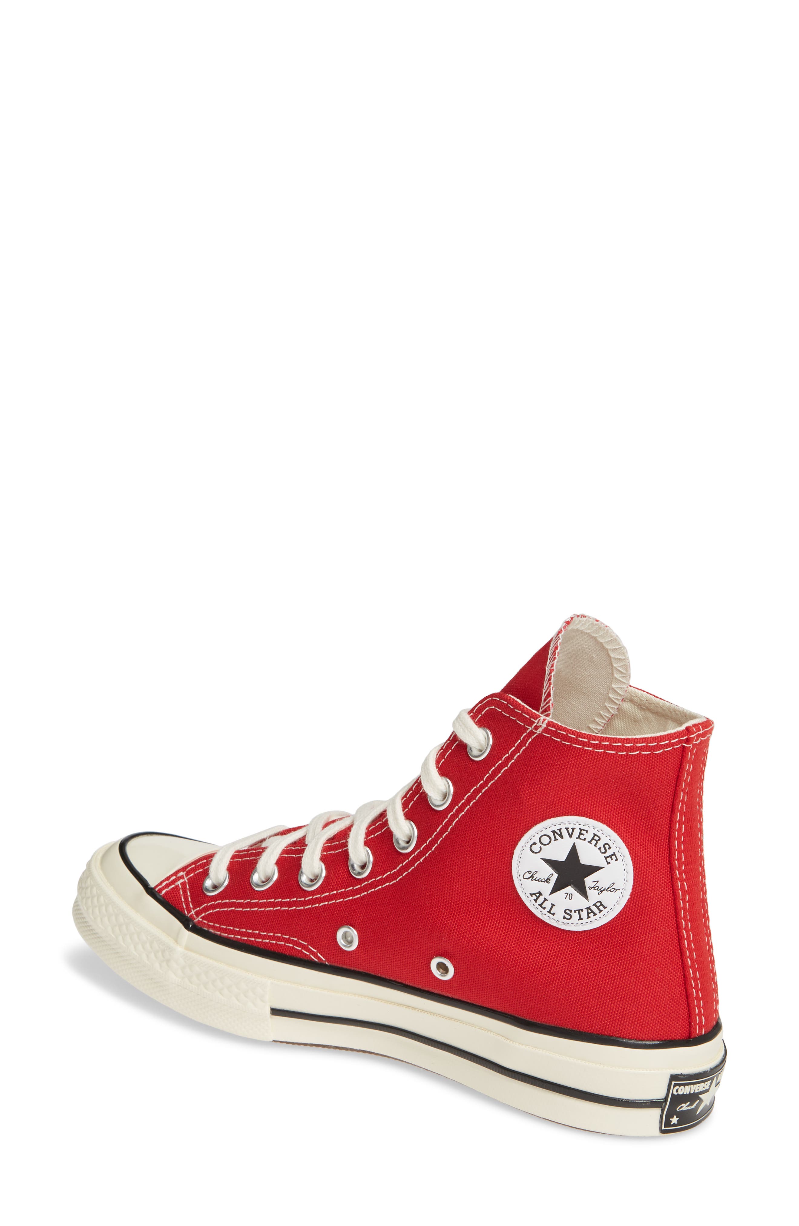Chuck Taylor® All Star® 70 High Top Sneaker, Alternate, color, ENAMEL RED/ EGRET/ BLACK