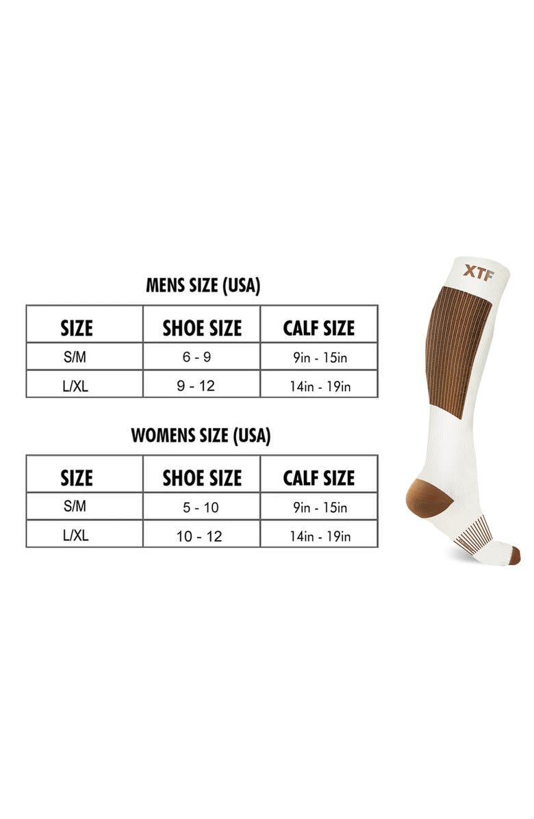 EXTREME FIT Pack of 6 Compression Knee High Socks, Alternate, color, Assorted