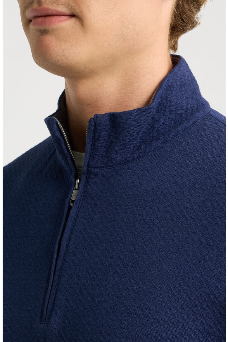 Ridgeline Knit Quarter Zip Pullover, Alternate, color, NAVY