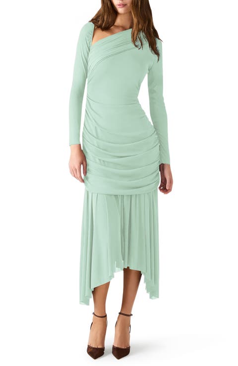 Brioni Long Sleeve Maxi Dress