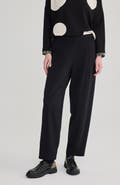 LUUKAA Maja O-Shape Cotton Jersey Pants