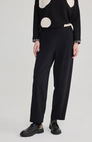LUUKAA Maja O-shape Cotton Jersey Pants