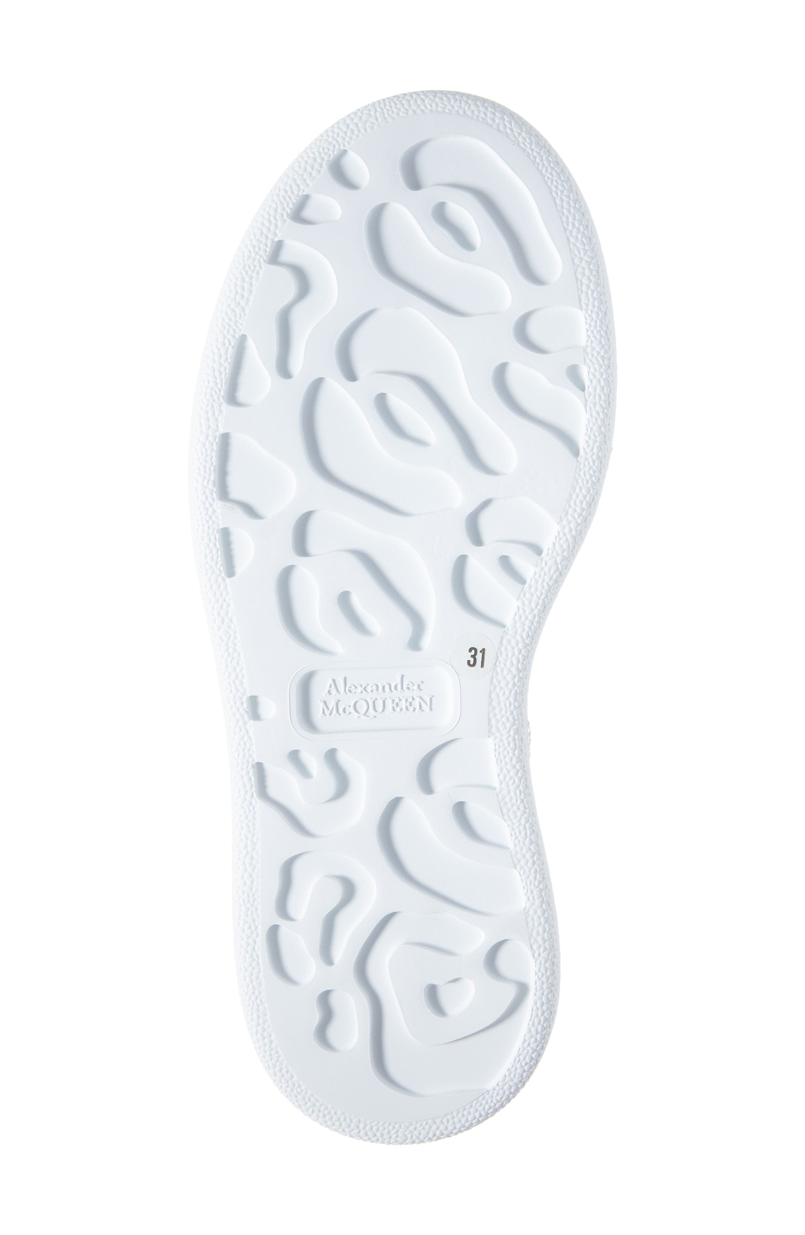 McQueen Alexander McQueen Oversize Crystal Embellished Sneaker, Alternate, color, 