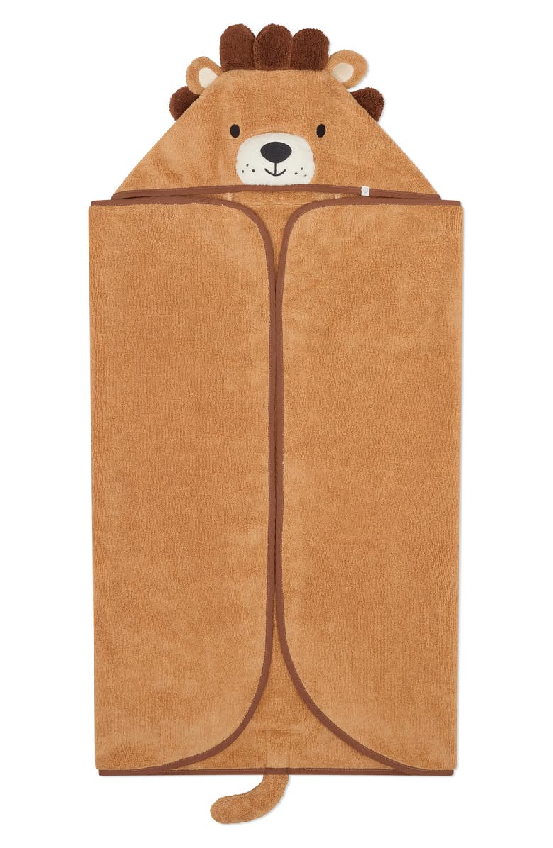 MORI Animal Cotton Hooded Towel, Main, color,