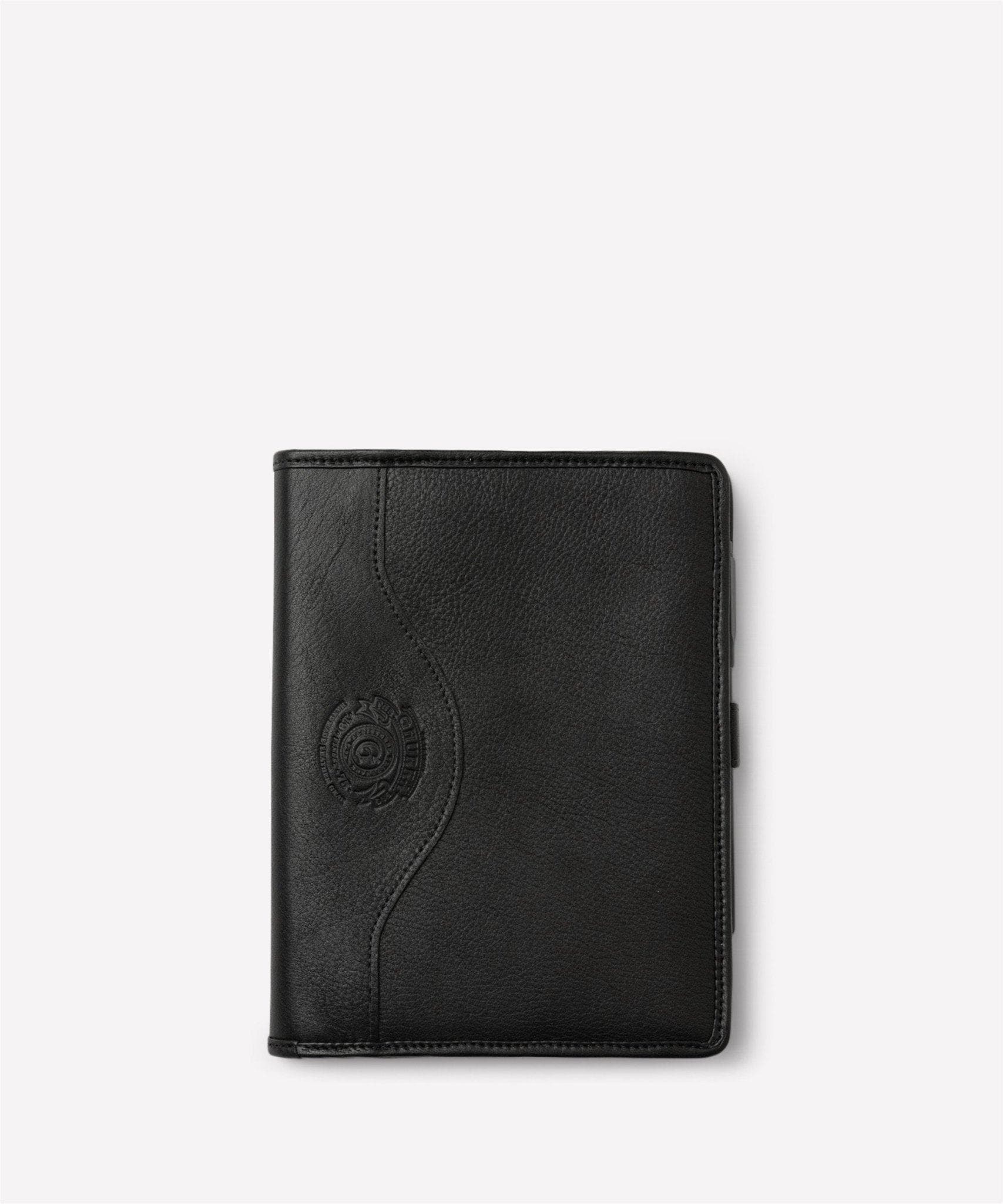 Ghurka Refillable Journal, Main, color, Vintage Black Leather