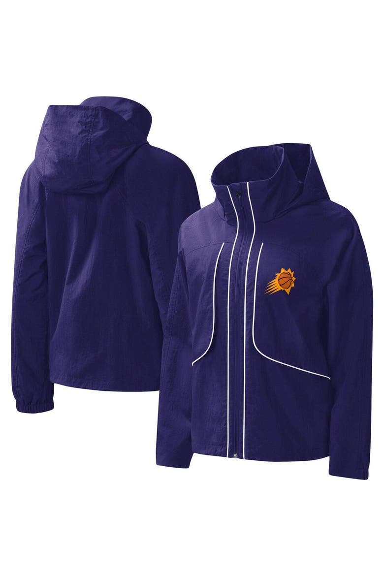 Women's G-III 4Her by Carl Banks Purple Phoenix Suns Last Shot Full-Zip Hoodie, Main, color, Purple