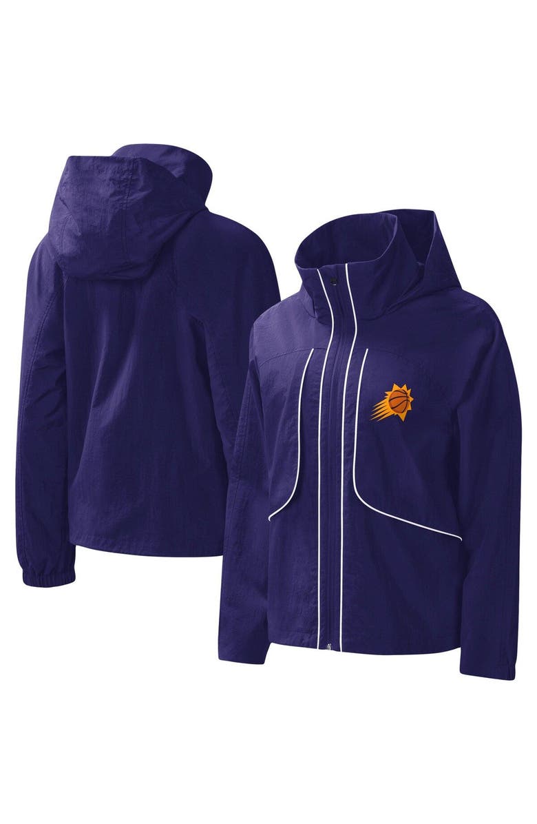 G-III 4HER BY CARL BANKS Women's G-III 4Her by Carl Banks Purple Phoenix Suns Last Shot Full-Zip Hoodie, Main, color, Purple