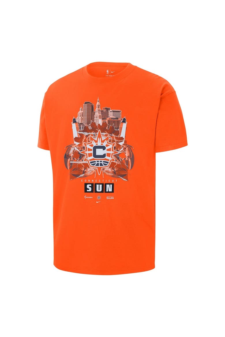 Men's Nike Orange Connecticut Sun Original Content Max90 T-Shirt, Alternate, color, Orange