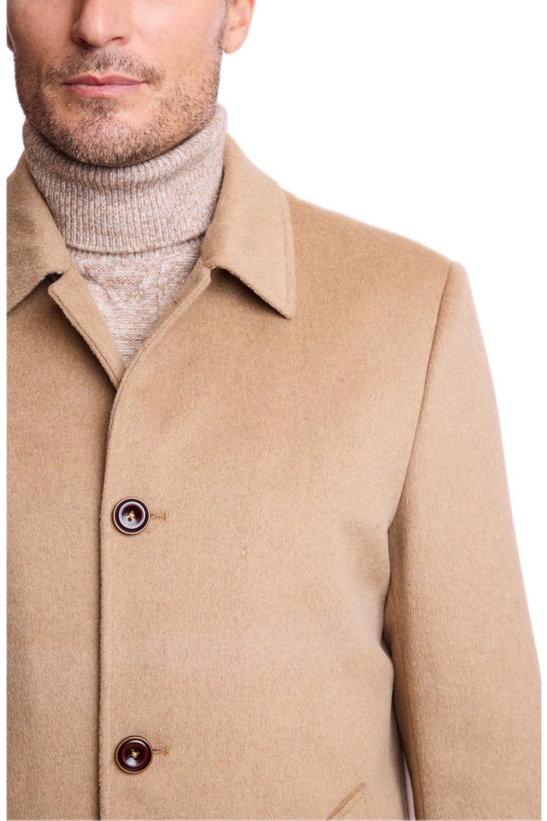 Slash Pocket Overcoat, Alternate, color, LIGHT CAMEL