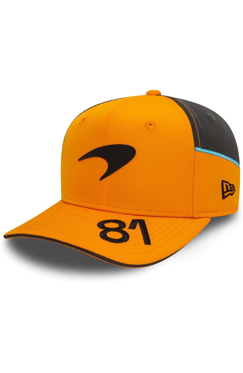 New Era Men's New Era Oscar Piastri Orange McLaren F1 Team Driver 9FIFTY Adjustable Hat, Main, color,