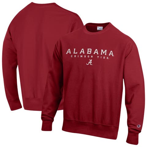 Men's Champion Crimson Alabama Crimson Tide Relentless Reverse Weave Sweatshirt