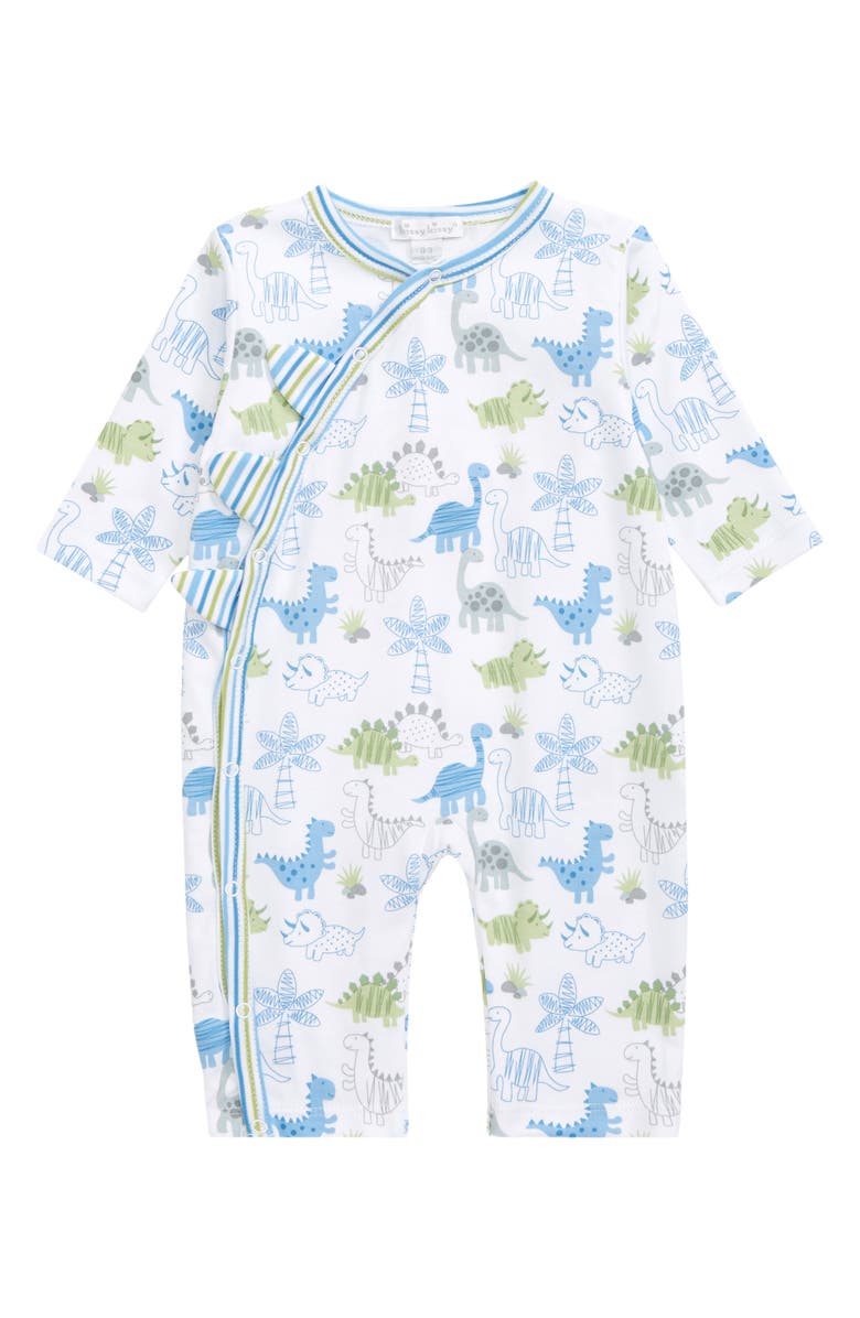 Kissy Kissy Dinosaur Print Romper, Main, color,