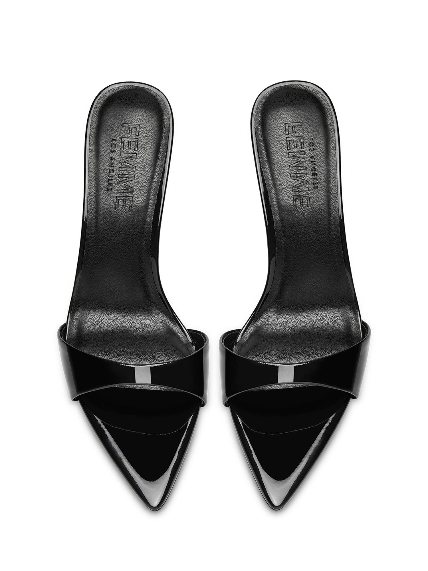 FEMME Marseille Mule, Alternate, color, Black Patent