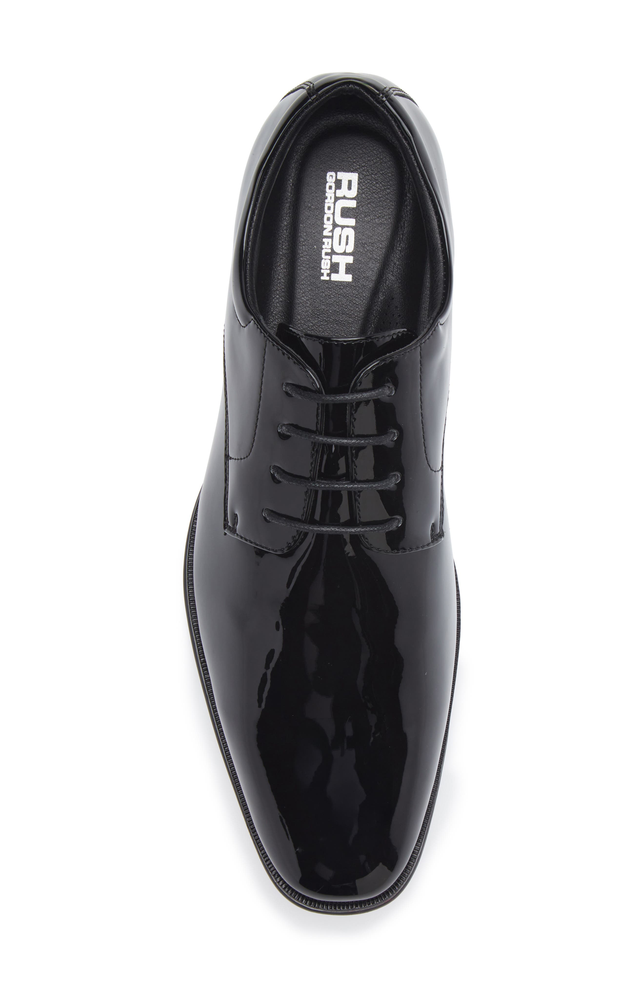Rush by Gordon Rush Plain Toe Derby, Alternate, color, Black Patent