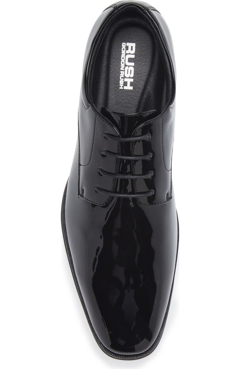 Rush by Gordon Rush Plain Toe Derby, Alternate, color, Black Patent