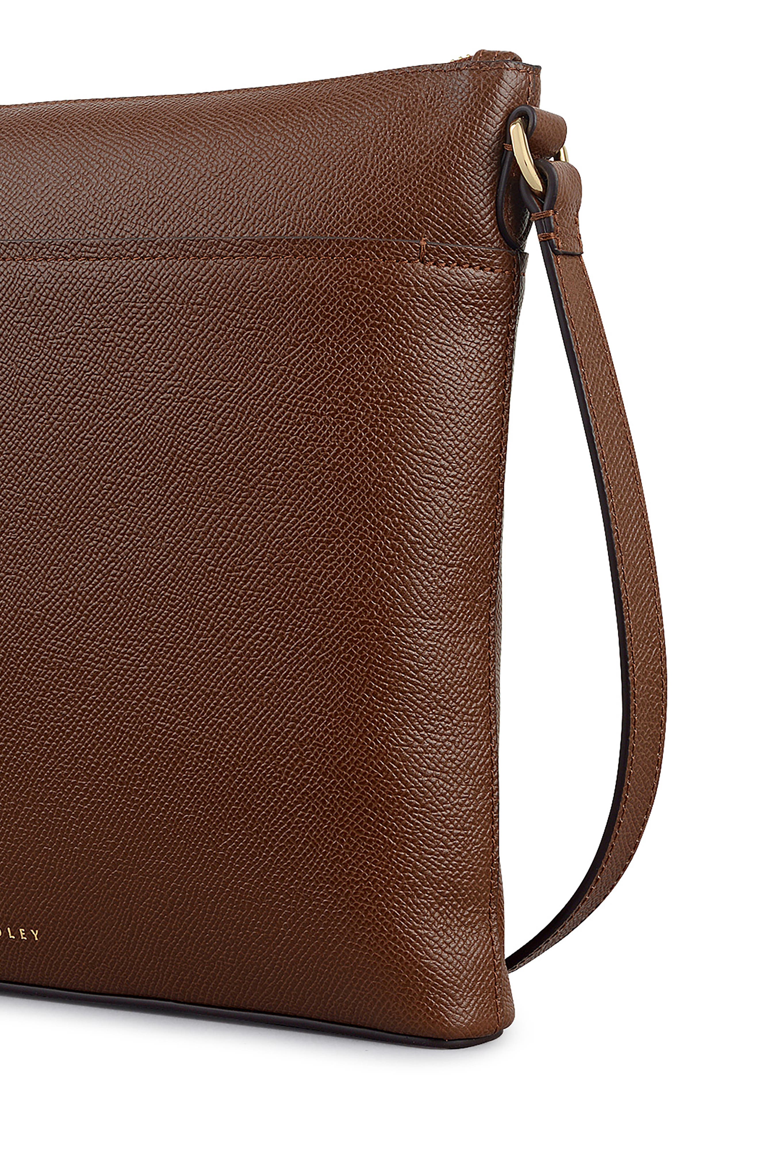 Radley Pockets Textured Large Top Zip Crossbody Bag, Alternate, color, 