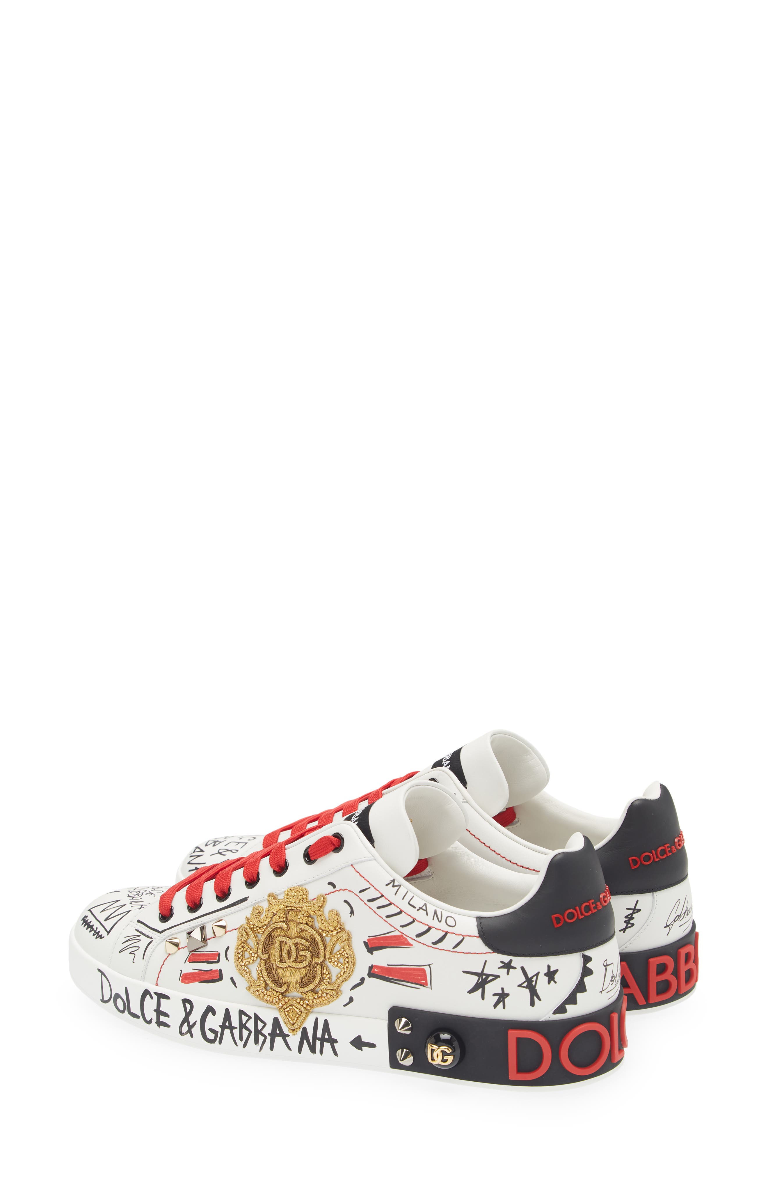 Dolce&Gabbana Portofino Sneaker, Alternate, color, 
