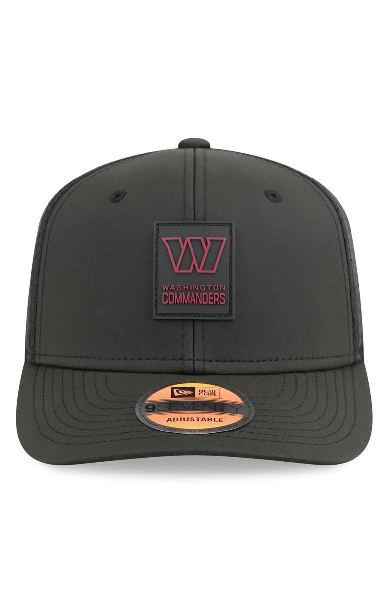 New Era Men's New Era Black Washington Commanders 2025 Sideline  9SEVENTY Trucker Adjustable Hat, Alternate, color, Black