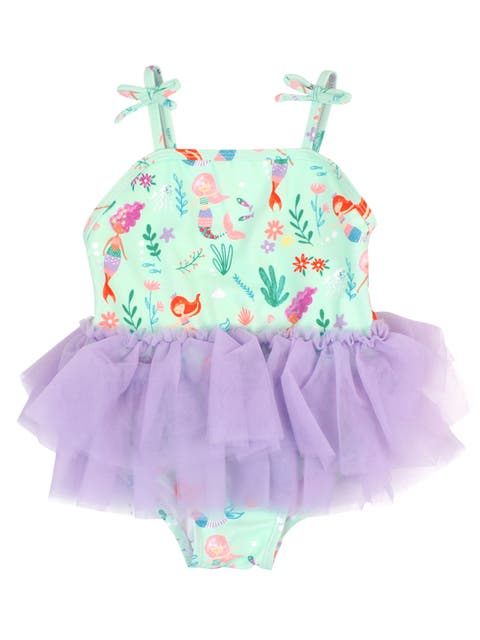 Baby Girls UPF50+ Tulle Skirted One Piece