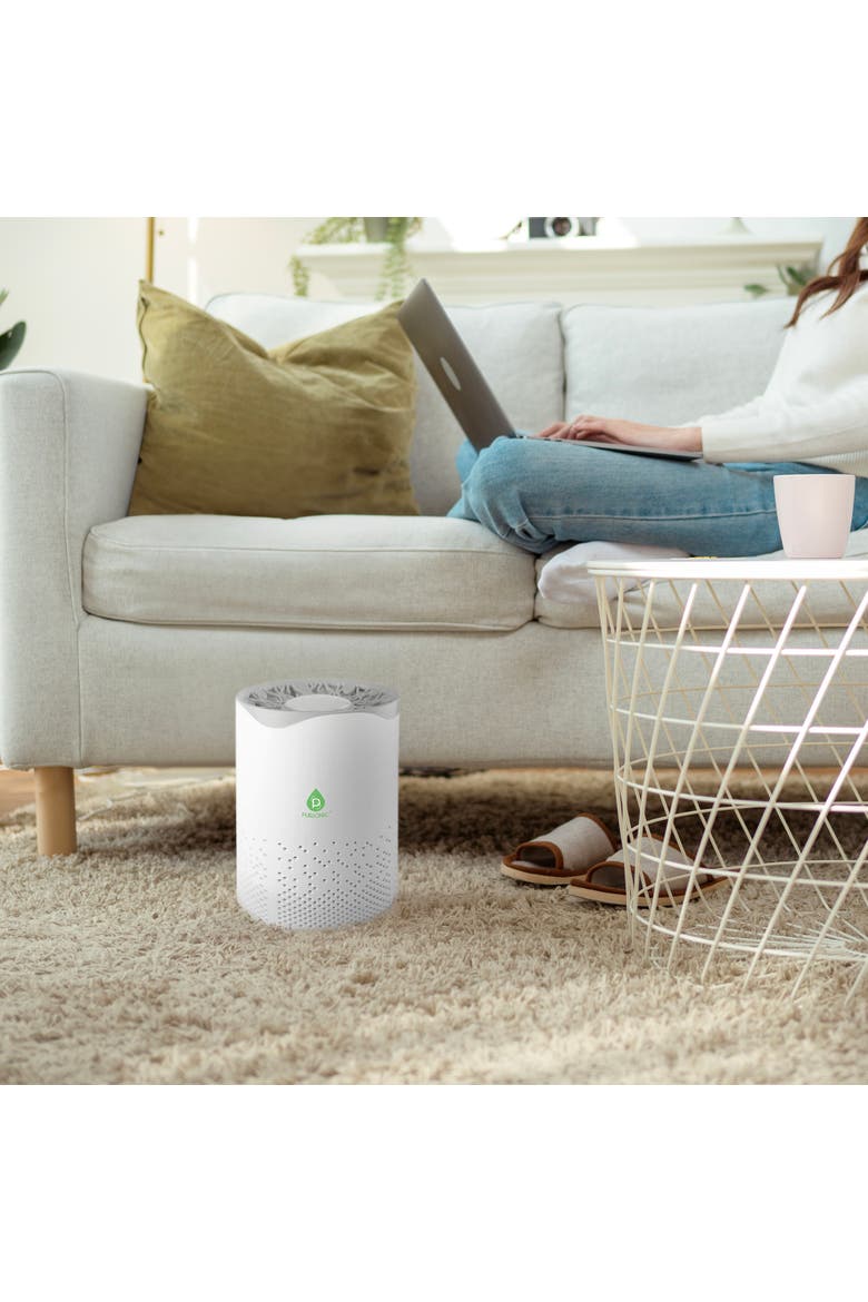 USB Powered True HEPA Air Purifier, Alternate, color, White