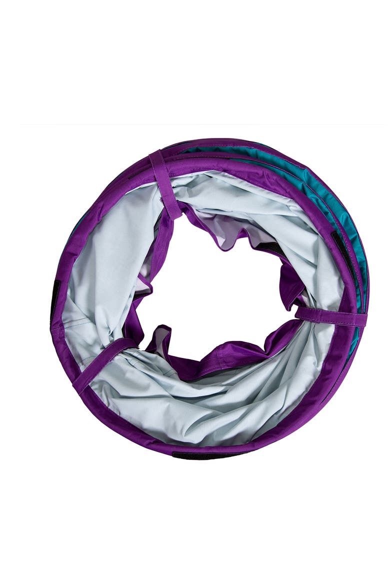 6-Foot Institutional Tunnel, Alternate, color, TEAL PURPLE