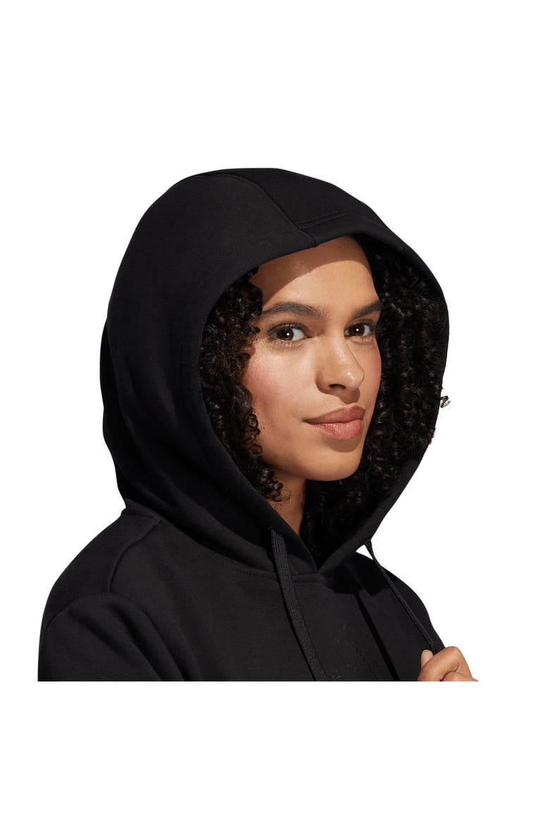 Script Logo Hoodie, Alternate, color, BLACK