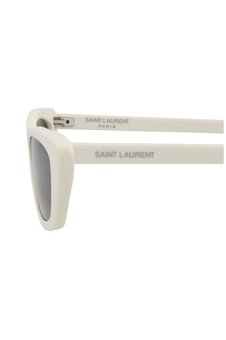 52mm Rectangular Sunglasses, Alternate, color, WHITE WHITE GREY