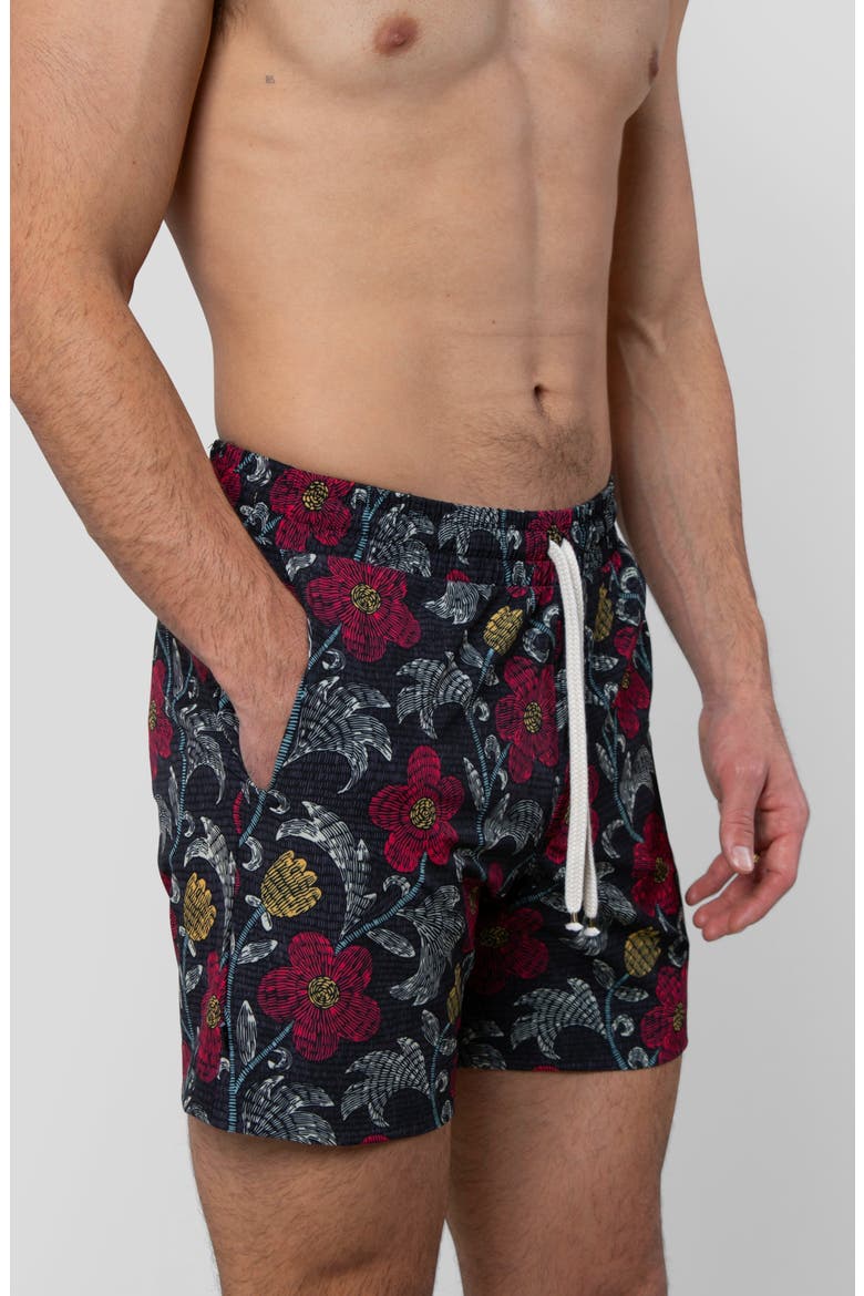 Night Bloom Swim Trunk, Alternate, color, Night Bloom