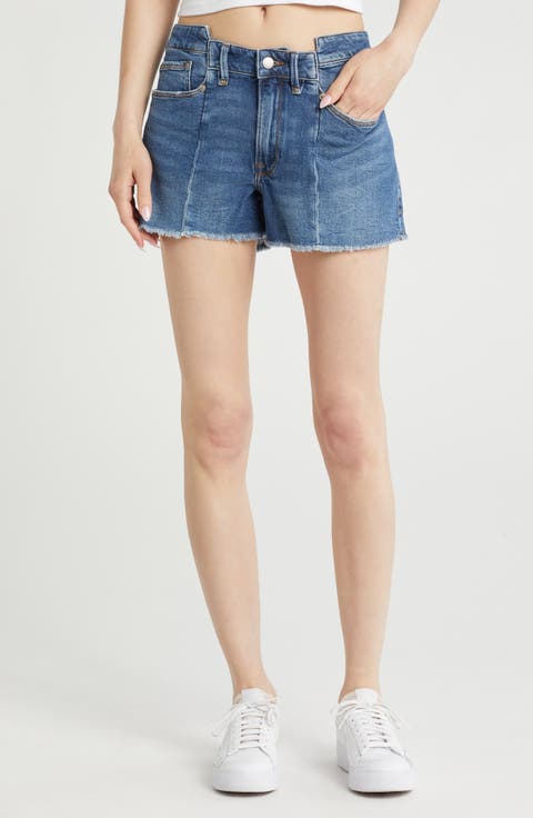 Good '90s Seamed Denim Shorts (Regular & Plus)