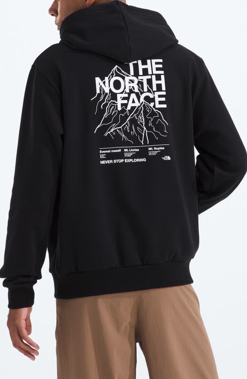 The North Face Hoodie With Adjustable Drawstring And Kangaroo Pocket In Black