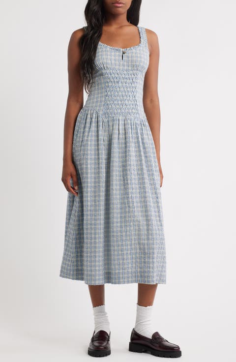 ワンピース Madder Madder ribbon knit cami dress Sleeveless Dresses | Strapless & Slip Dresses | Damson Madder