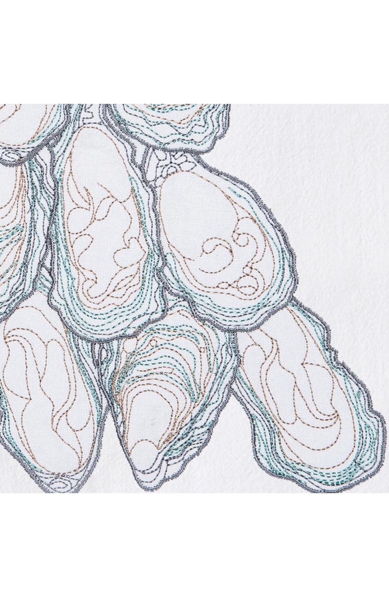 C&F Home Oyster Tree Kitchen and Bathroom Graphic Print Hand Towel, Alternate, color, Blue