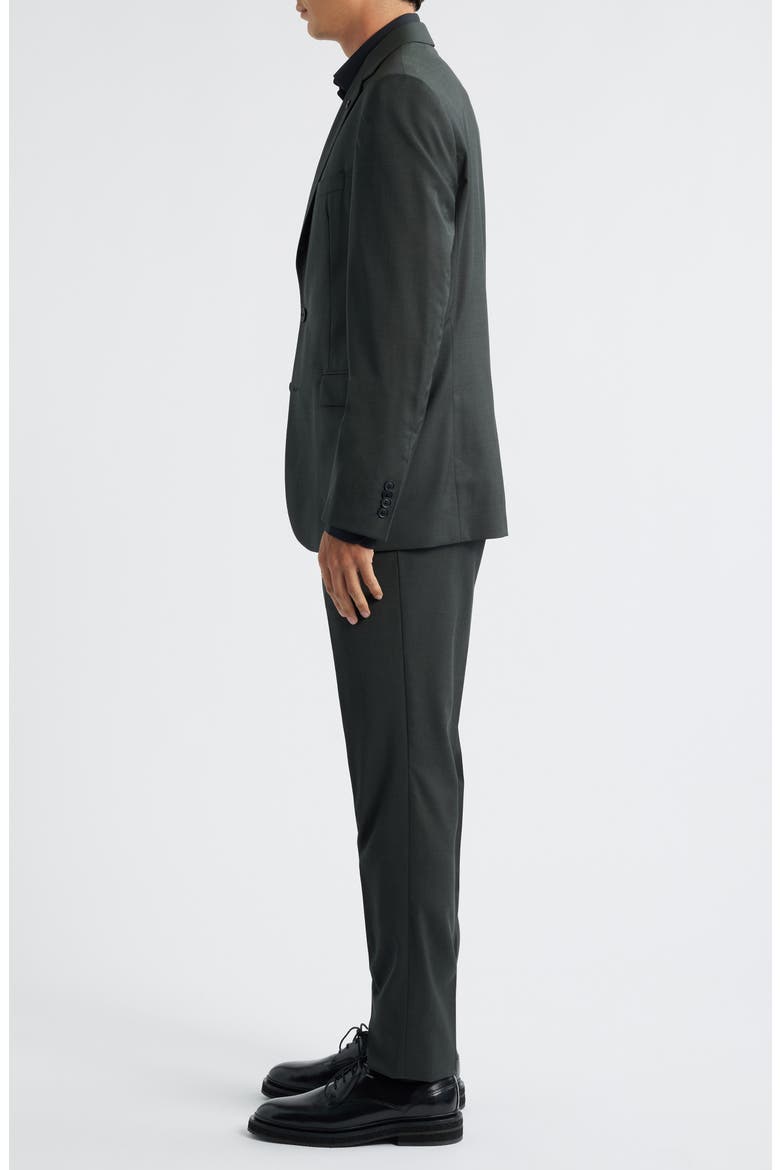 Ross Slim Fit Olive Green Stretch Wool Twill Suit, Alternate, color, OLIVE