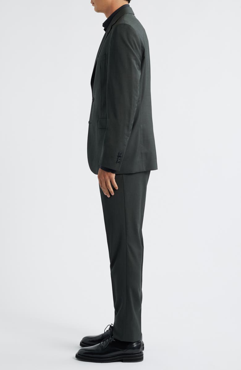 Ross Slim Fit Olive Green Wool Suit