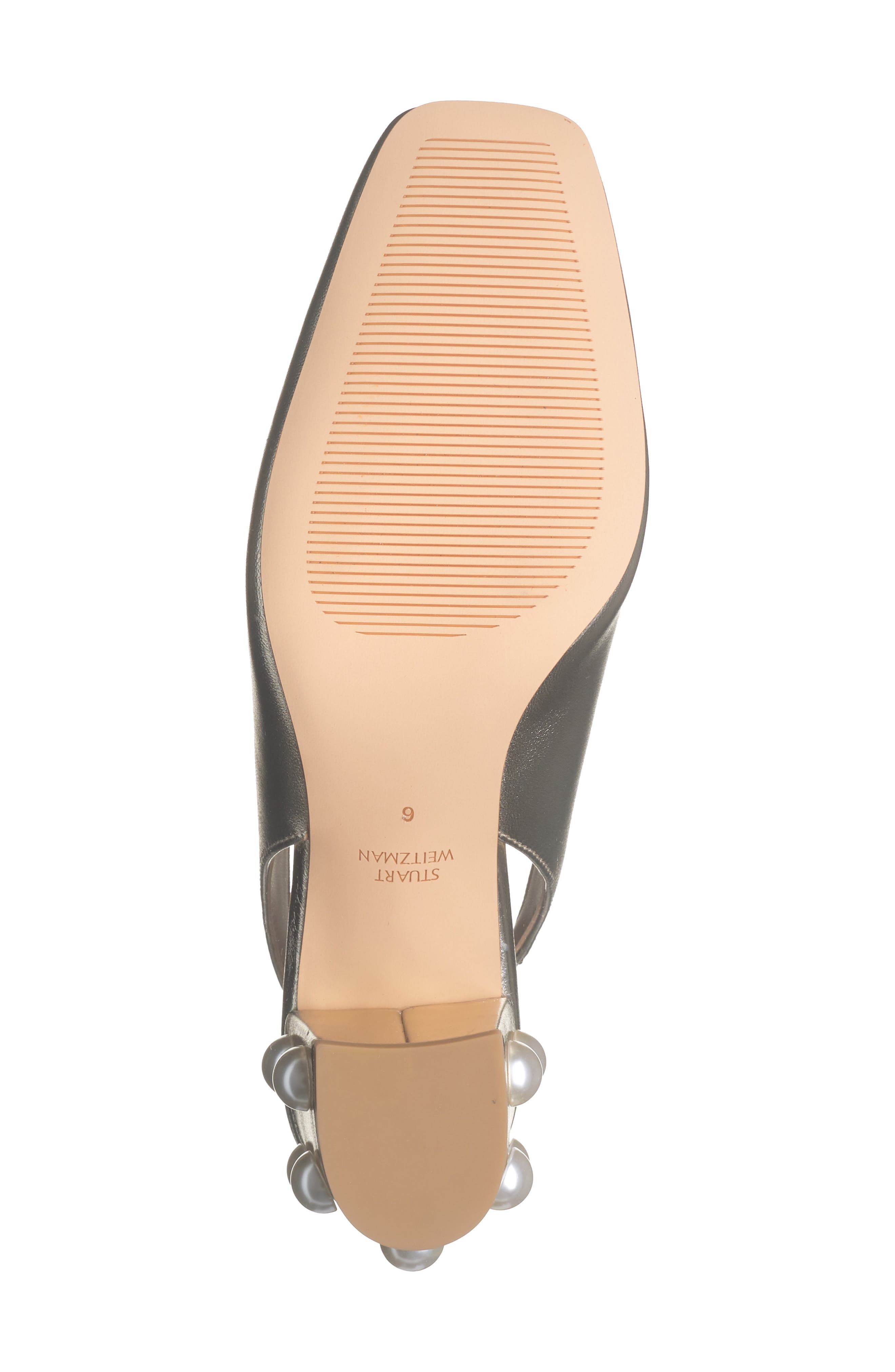 Stuart Weitzman Jute 60 Block Heel Slingback Pump, Alternate, color, Platino