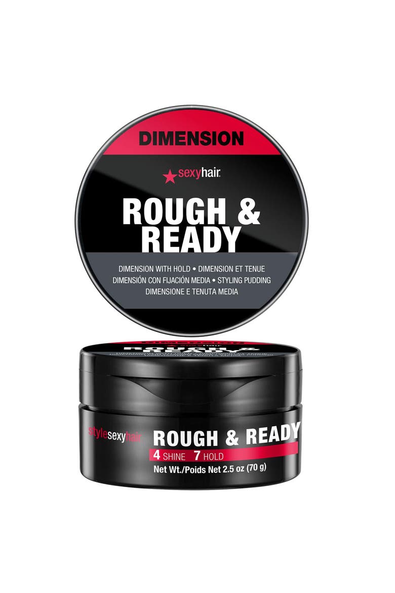 SexyHair Style Rough & Ready Dimension with Hold 2.5 oz, Main, color, N/A