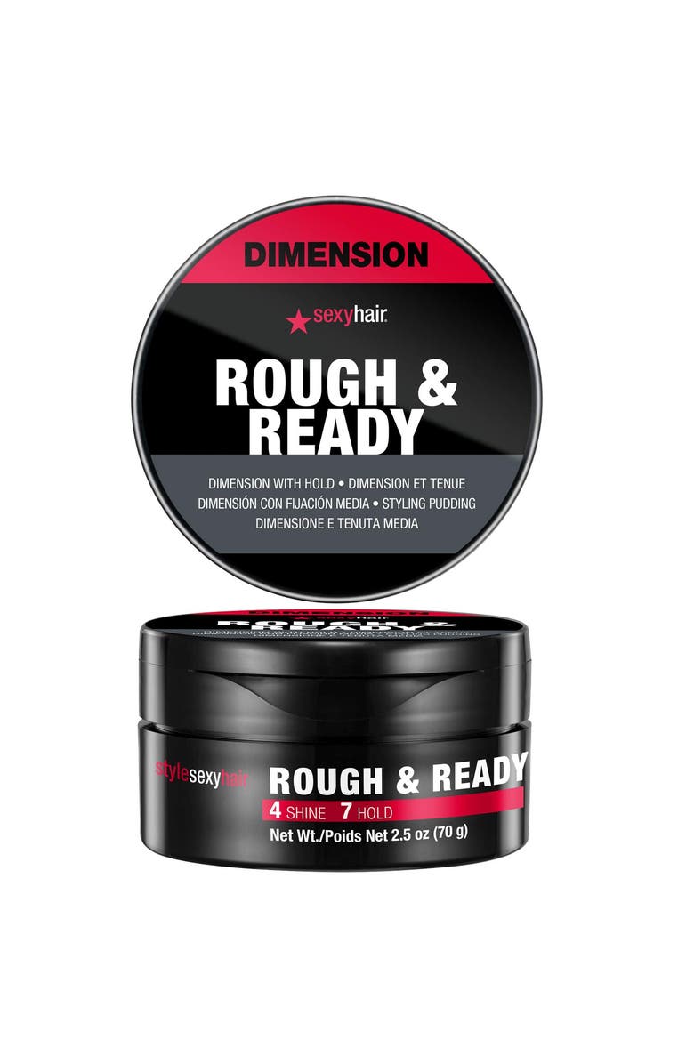 SEXY HAIR SexyHair Style Rough & Ready Dimension with Hold 2.5 oz, Main, color, N/A