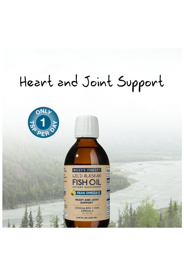 Wild Alaskan Fish Oil Peak Omega-3 Liquid Supplement - 2300Mg Epa And Dha Omega-3S - Lemon Flavor - 8.45 Oz, Alternate, color, None