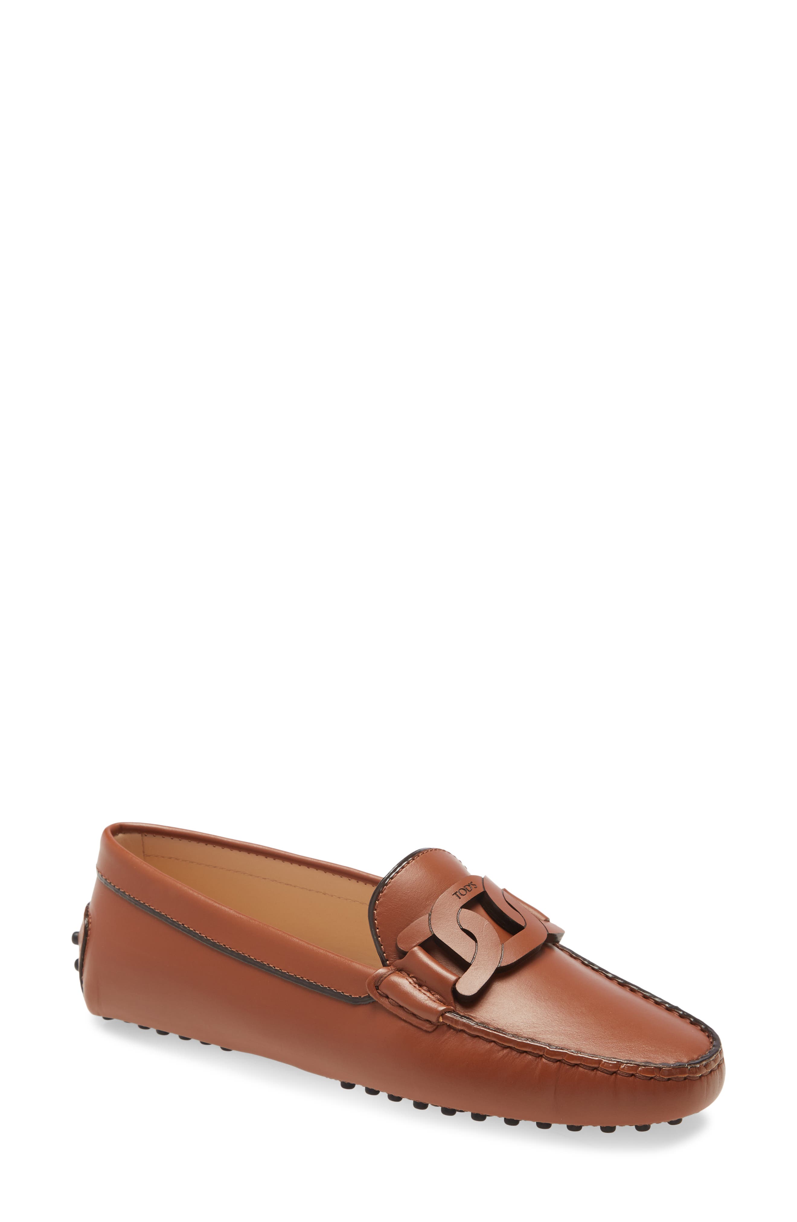 Tod's Gommini Chain Detail Driving Moccasin, Main, color, 