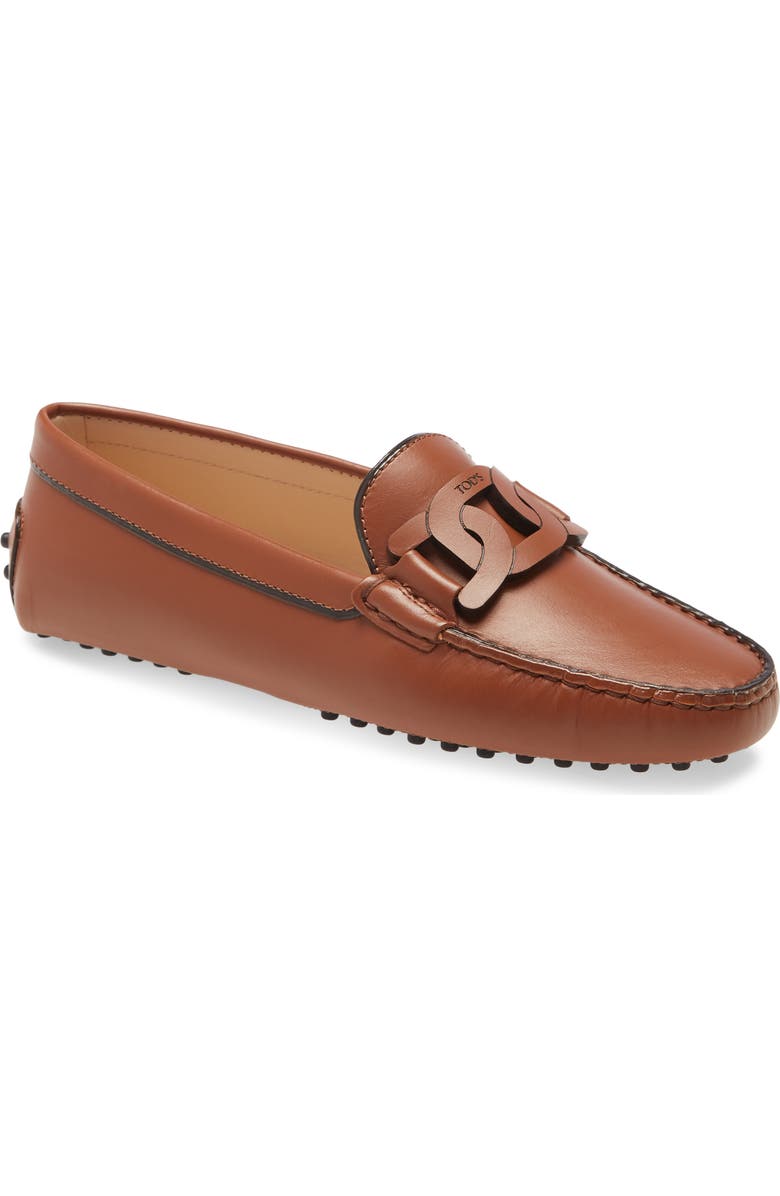 Tod's Gommini Chain Detail Driving Moccasin, Main, color,